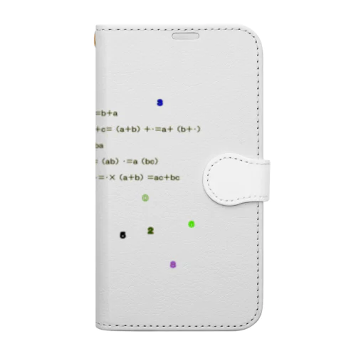 交換法則、結合法則、そして分配法則 Book-Style Smartphone Case