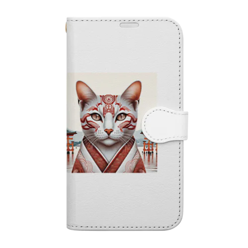 ワールドキャット　厳島神社　ish Book-Style Smartphone Case