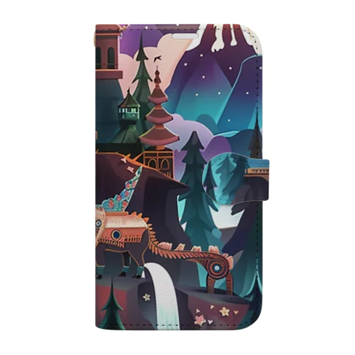 神秘の山 Book-Style Smartphone Case