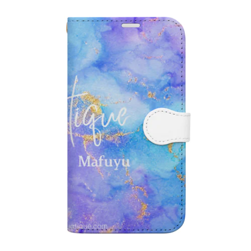 ルミナス手描き水彩画アート Book-Style Smartphone Case