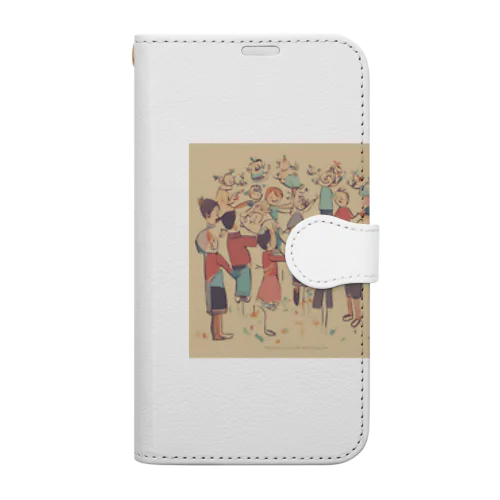 人と分かち合う喜びが人生を豊かにする Book-Style Smartphone Case