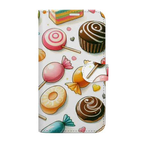 お菓子2 Book-Style Smartphone Case