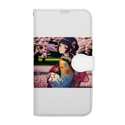 Sakura girl Book-Style Smartphone Case