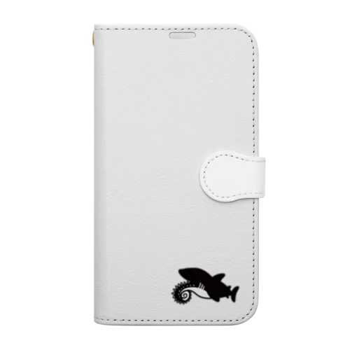 ヘリコプリオン（文字無） Book-Style Smartphone Case