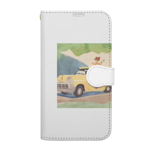 昭和レトロなイラスト Book-Style Smartphone Case