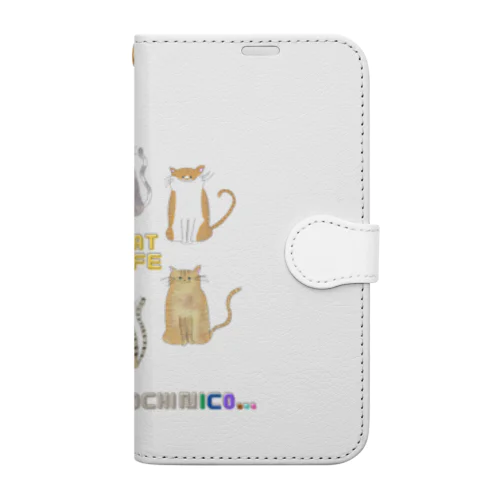 NO CAT NO LIFE Book-Style Smartphone Case