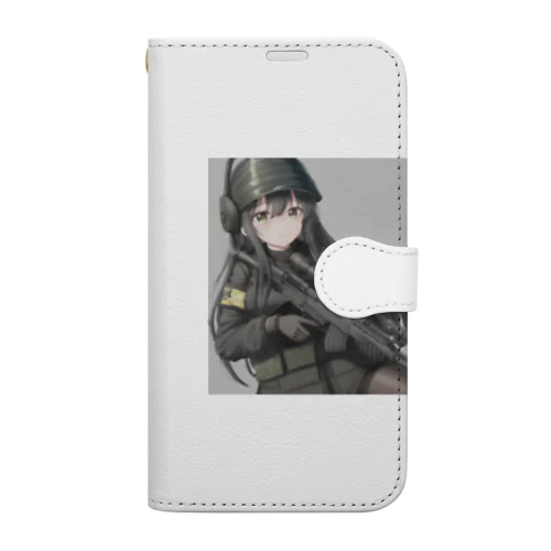 戦う乙女シリーズ 黒瀬 かなた Book-Style Smartphone Case