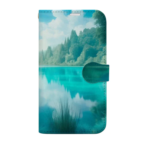  Almost Transparent Blue. Book-Style Smartphone Case