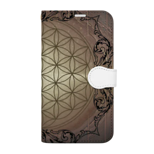 Healing Vibes Ch ロゴアレンジ Book-Style Smartphone Case