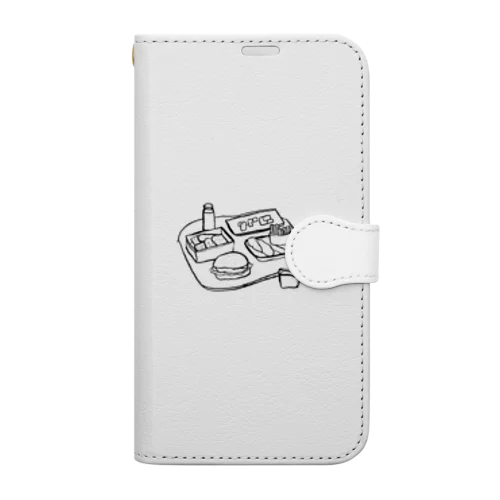 下手くそなランチ Book-Style Smartphone Case