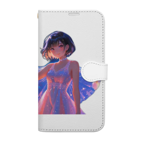 輝く少女 Book-Style Smartphone Case