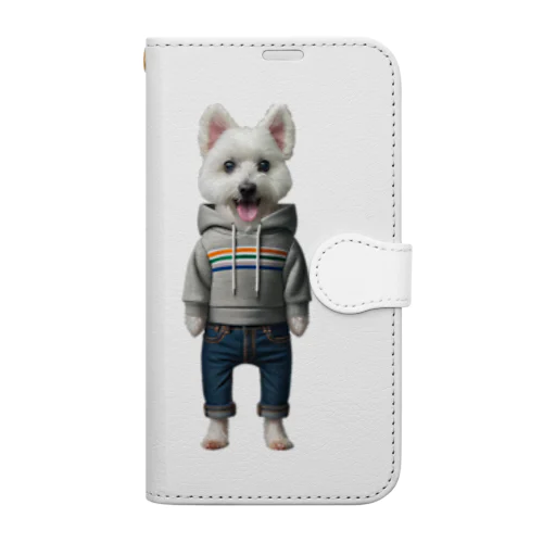 愛犬コスチューム：優作 Book-Style Smartphone Case