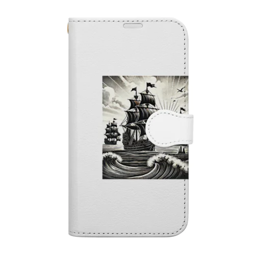 黒船 Book-Style Smartphone Case