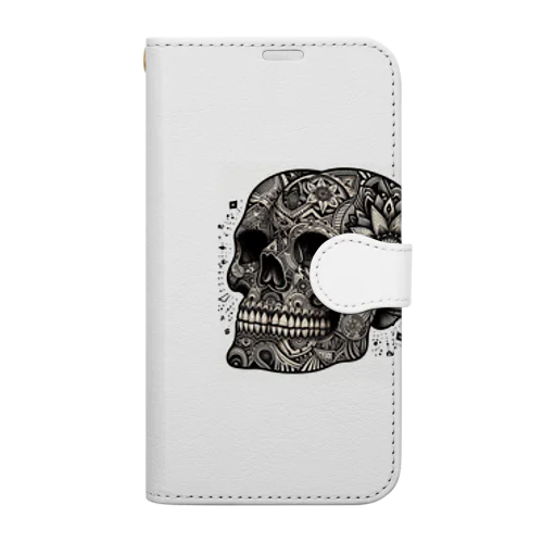 SKULL002 手帳型スマホケース