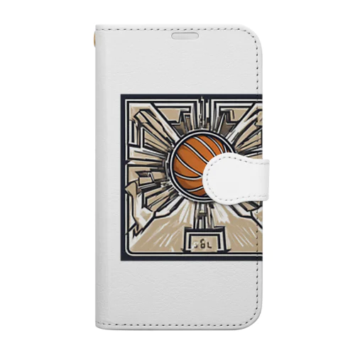 バスケ🏀 手帳型スマホケース