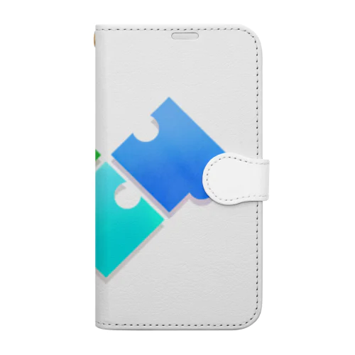 ハートのパズルピース Book-Style Smartphone Case