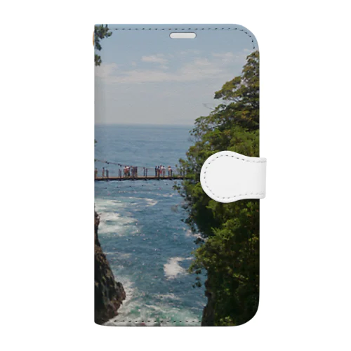 とある吊橋 Book-Style Smartphone Case