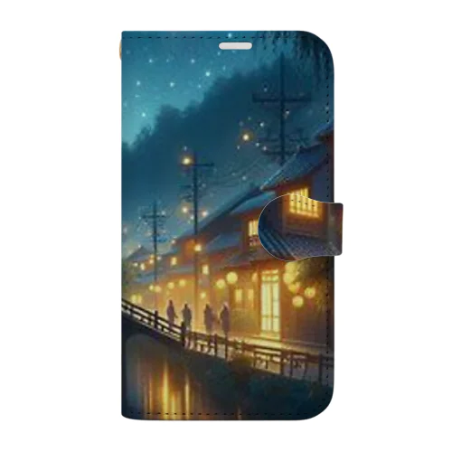 「冬風景グッズ」 Book-Style Smartphone Case