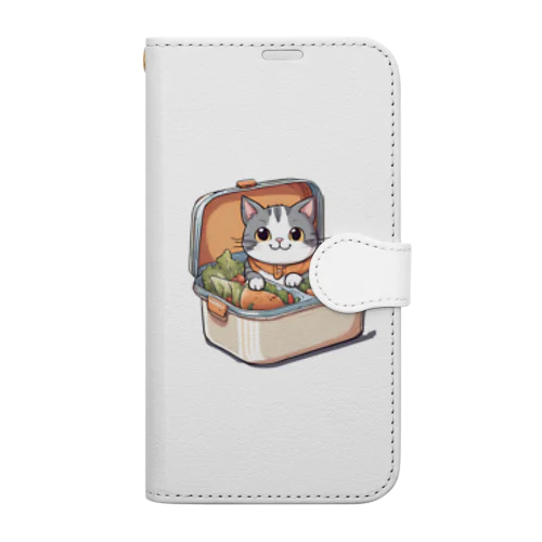 キャットランチボックス Book-Style Smartphone Case