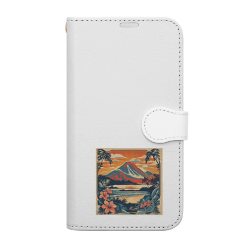 ハワイ（和テイスト） Book-Style Smartphone Case