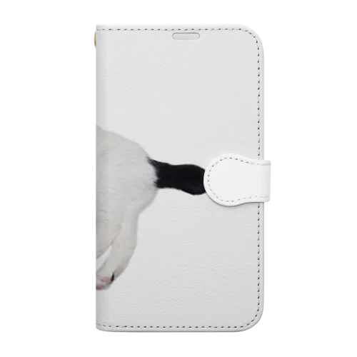 尻尾が短い保護猫 たぬちゃん Book-Style Smartphone Case