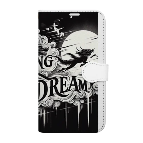 夢を追いかける！！ Book-Style Smartphone Case