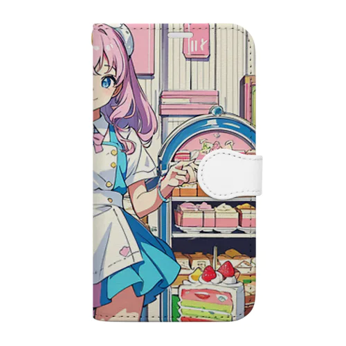 魔法ケーキ少女 Book-Style Smartphone Case