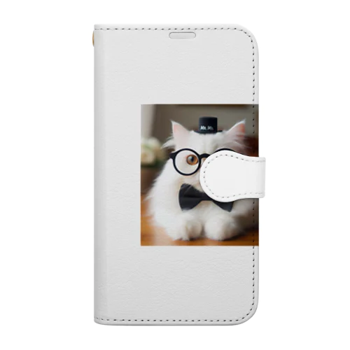 猫教授 Book-Style Smartphone Case