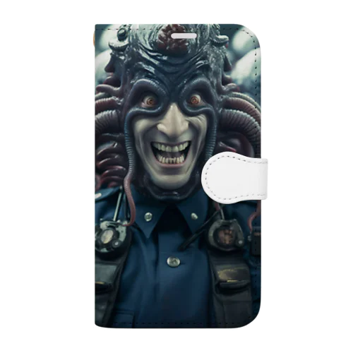 Parasited Policeman 1 Book-Style Smartphone Case