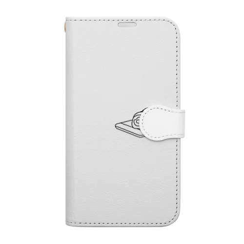 ラインアート　寿司 Book-Style Smartphone Case