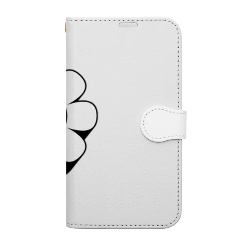 スマイルフラワー Book-Style Smartphone Case