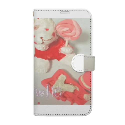 スゥイーツ♡ホリックうさ🐇 Book-Style Smartphone Case