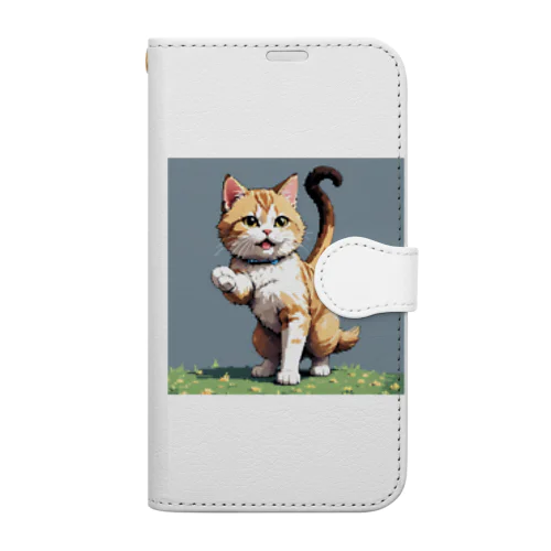 踊る猫 Book-Style Smartphone Case