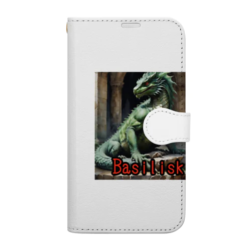 モンスターシリーズ（リアル）：Basilisk Book-Style Smartphone Case