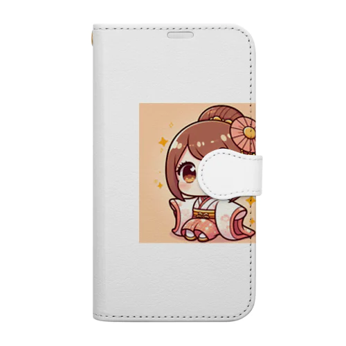 可愛い笑顔 Book-Style Smartphone Case