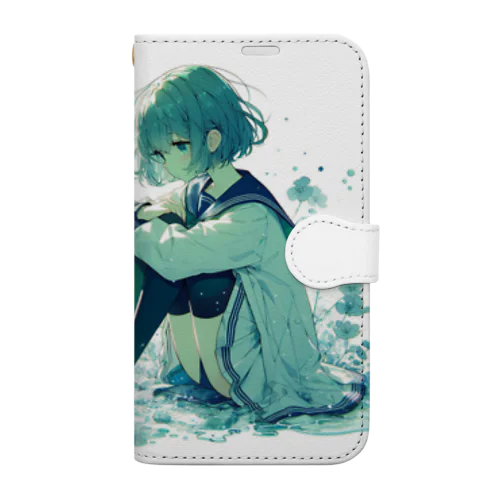 翠はなんとなく憂鬱 Book-Style Smartphone Case