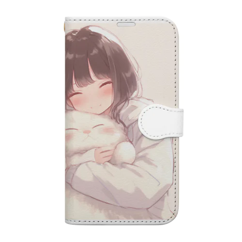 ふとい猫 Book-Style Smartphone Case