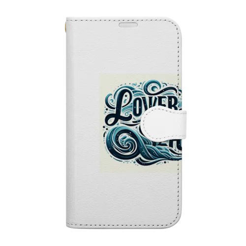 lover of the sea 手帳型スマホケース