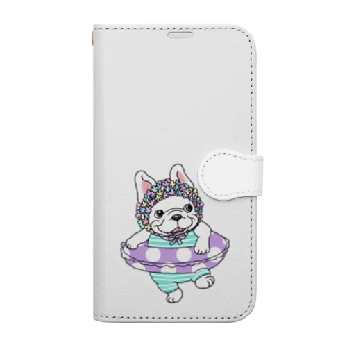 わーい、夏だよー！のフレブルちゃん。 Book-Style Smartphone Case