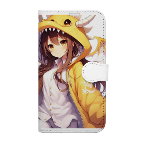 季節外れなドラ娘 Book-Style Smartphone Case