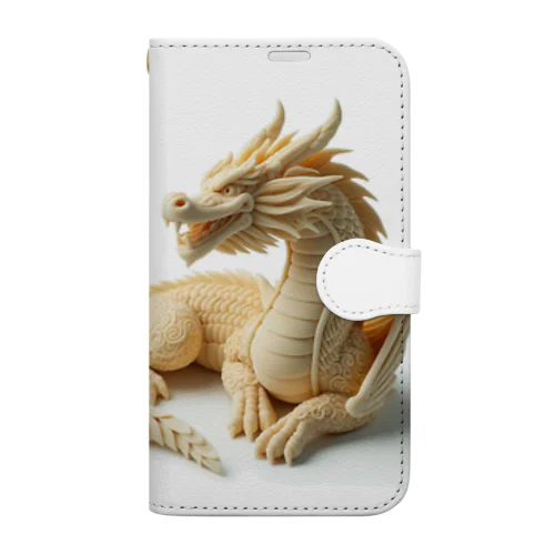 ホワイトドラゴンチョコ Book-Style Smartphone Case