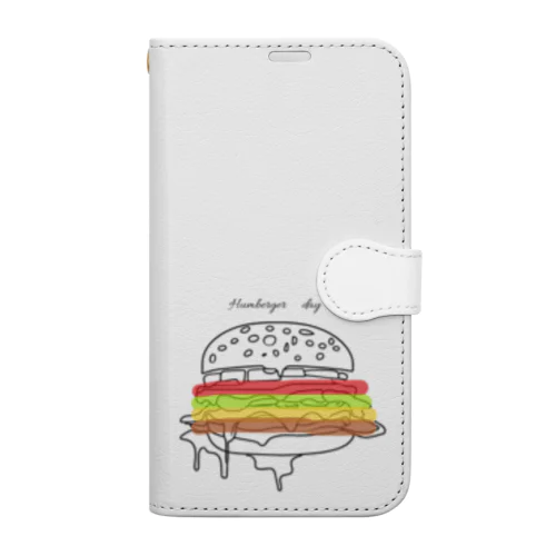 Humberger day① Book-Style Smartphone Case