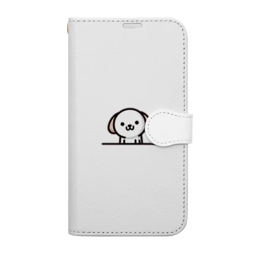 もふもふワンコ Book-Style Smartphone Case