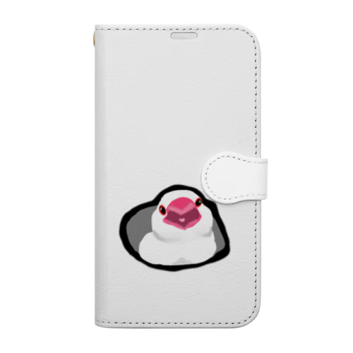 怒る文鳥２ Book-Style Smartphone Case