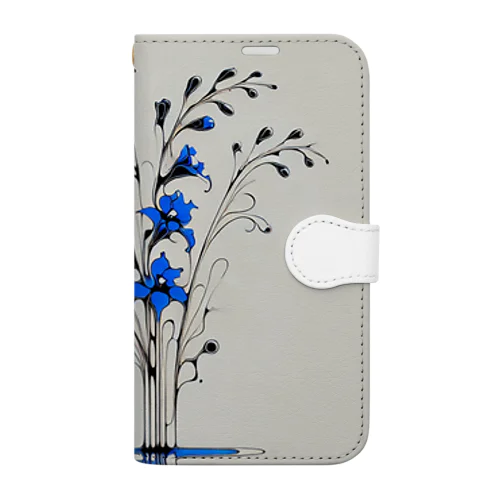 ブルーム・エレガンス Book-Style Smartphone Case