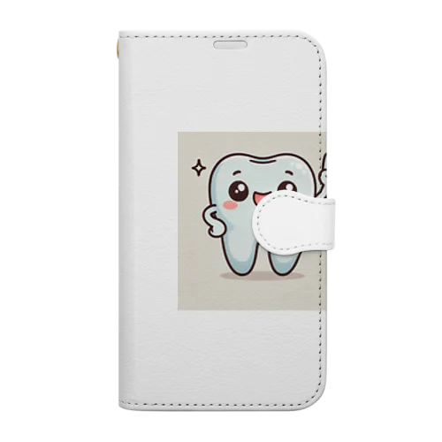 トゥースするTooth 手帳型スマホケース