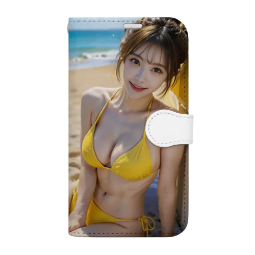 AI美女8 Book-Style Smartphone Case