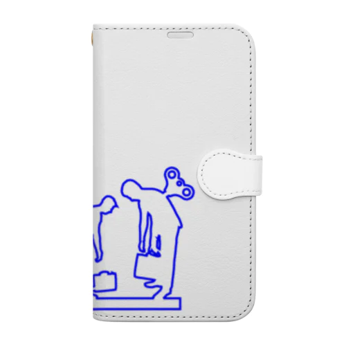 ゼンマイ仕掛けのしなびたバナナ Book-Style Smartphone Case