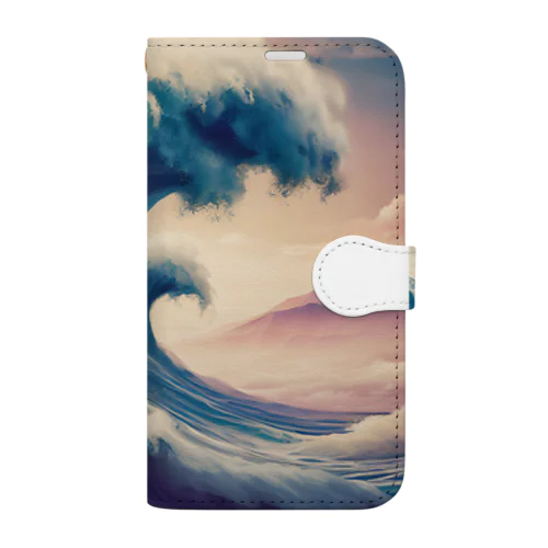 The Great Wave Book-Style Smartphone Case