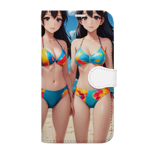 美少女シリーズ　SUMMER　GIRLS Book-Style Smartphone Case